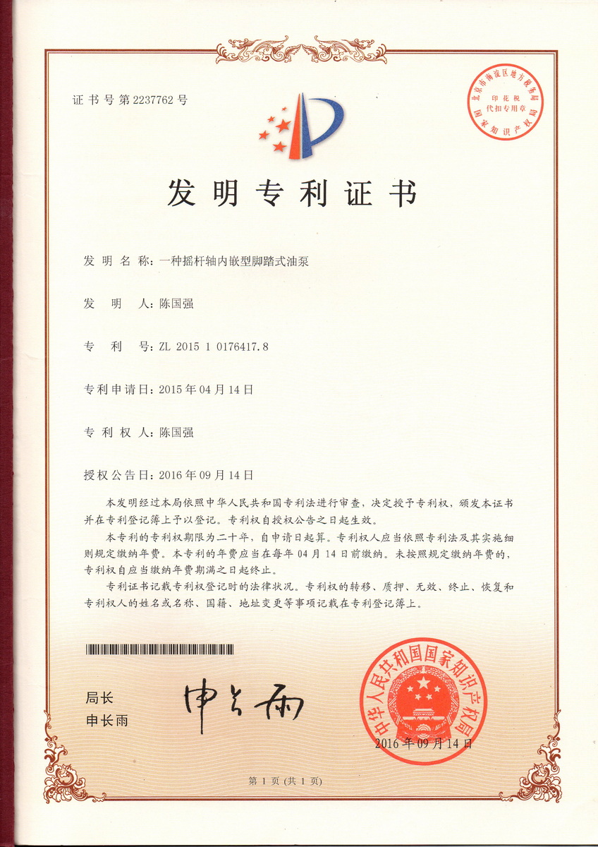 Patent 01
